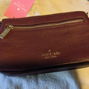 KATE SPADE WRISTLET MAROON PURSE NEW W/TAG